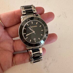 BCBG MAXAZRIA WOMENS TWO TONE WATCH